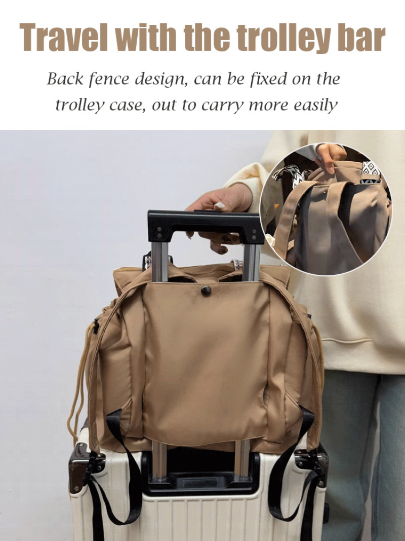 Backpack Diaper Bag - Zaino Multifunzionale da Donna, Organizer da