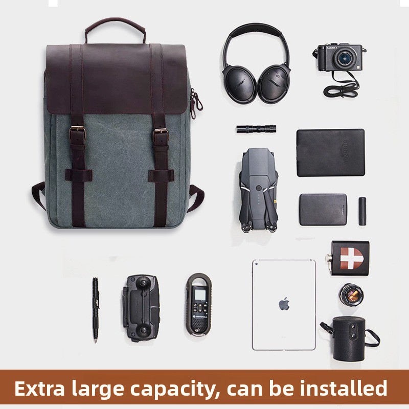 Zaino di tendenza alla moda, b - Canvas Backpack Casual recensione e prezzo