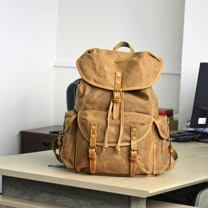 Zaino retrò in tela cerata mor - Canvas Backpack Casual recensione e prezzo