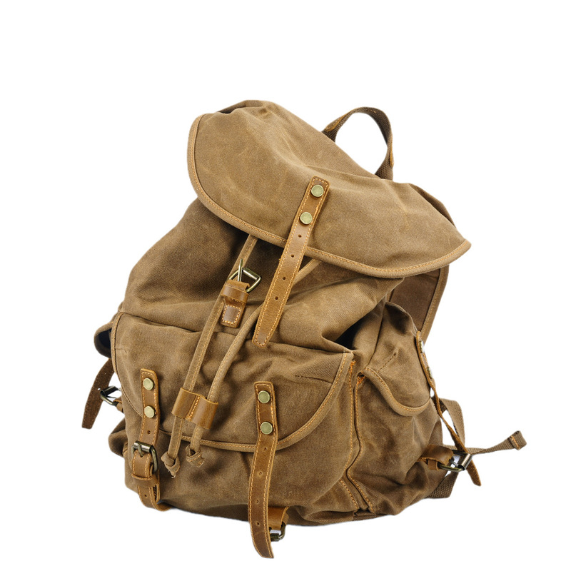Zaino retrò in tela cerata mor - Canvas Backpack Casual recensione e prezzo