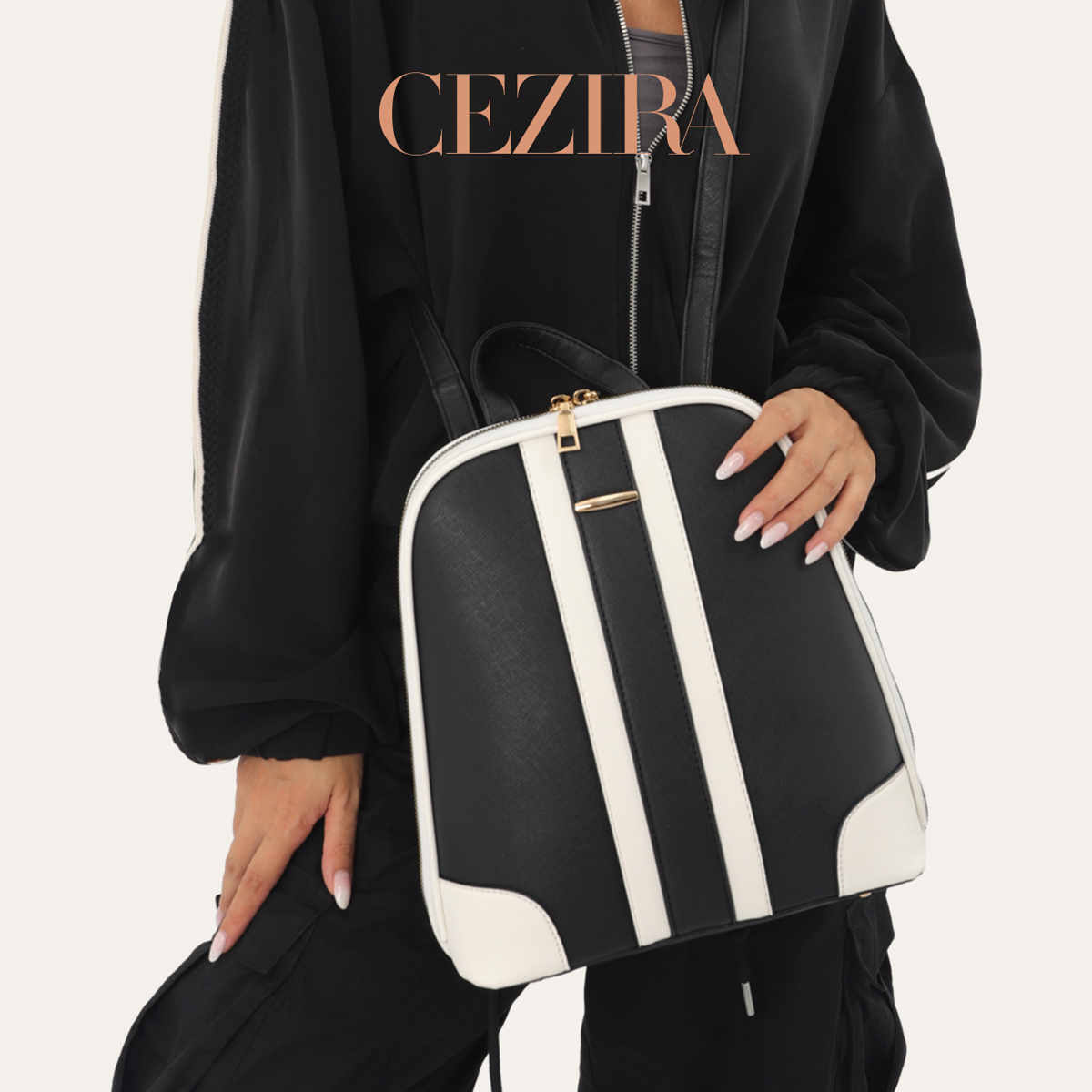 Set Zaino CR Fashion a Righe P - Fashion Backpack Women recensione e prezzo