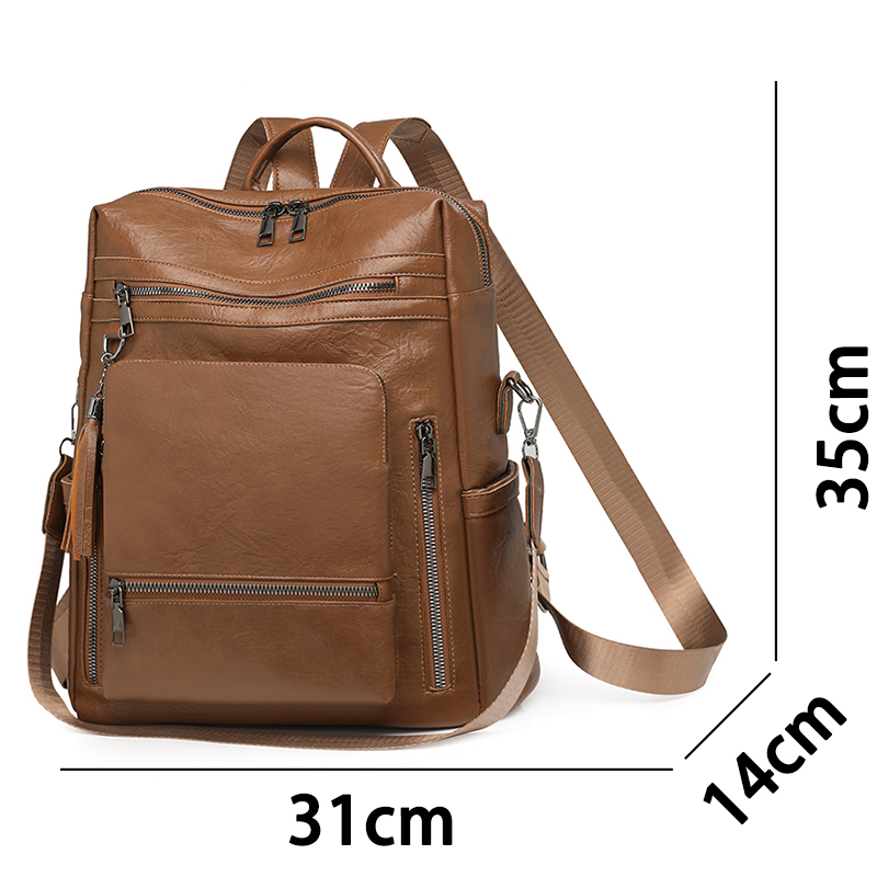 Set zaino effetto pelle vintag - Leather Backpack Vintage recensione e prezzo