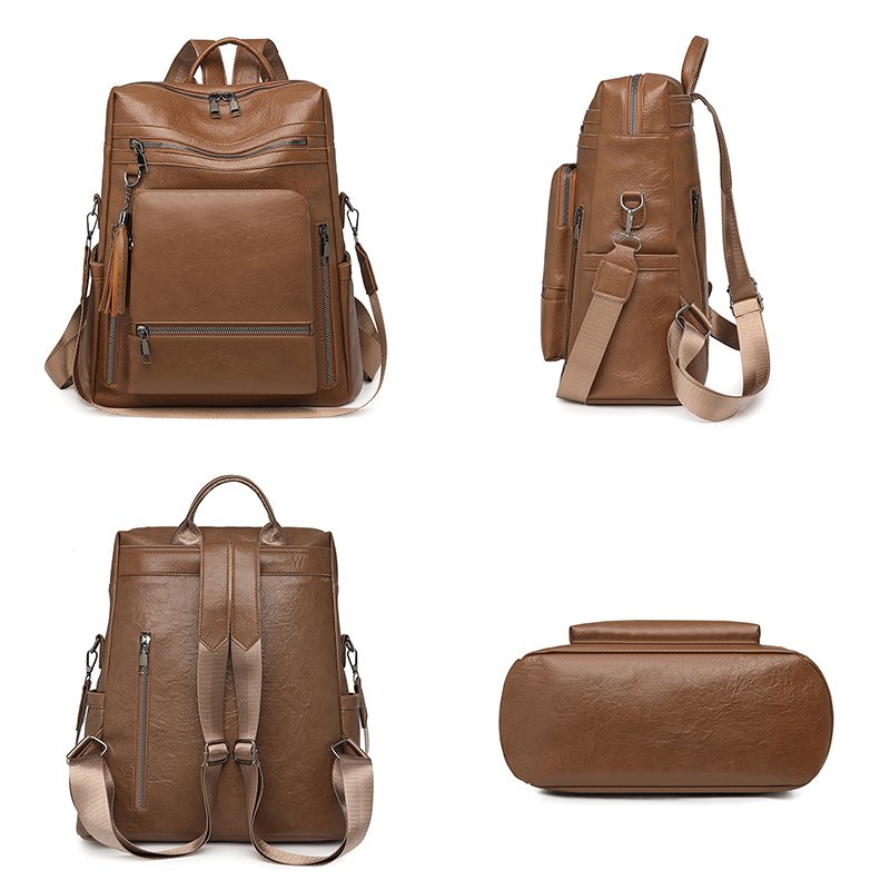 Set zaino effetto pelle vintag - Leather Backpack Vintage recensione e prezzo